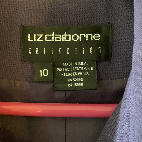 Eggplant purple pants suit wool crepe fully lined - Picture 3 of 12